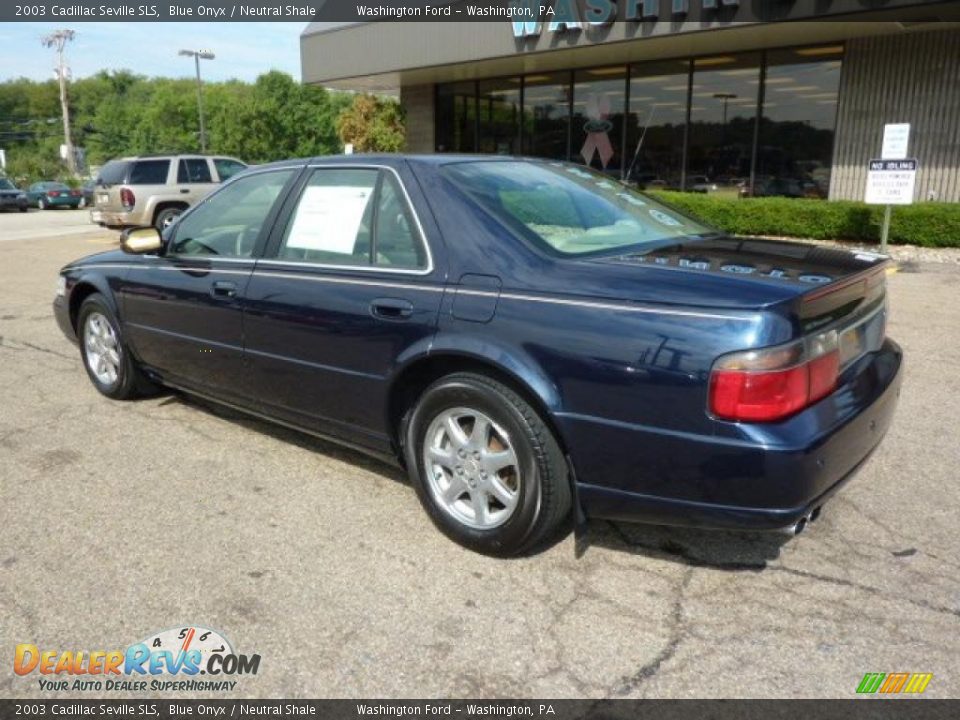 2003 Cadillac Seville SLS Blue Onyx / Neutral Shale Photo #2