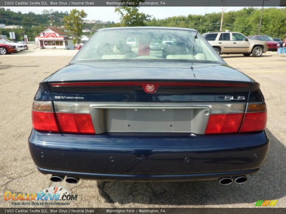 2003 Cadillac Seville SLS Blue Onyx / Neutral Shale Photo #3