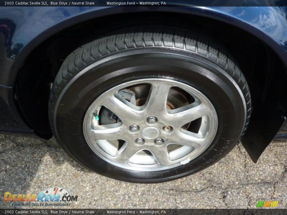 2003 Cadillac Seville SLS Blue Onyx / Neutral Shale Photo #9