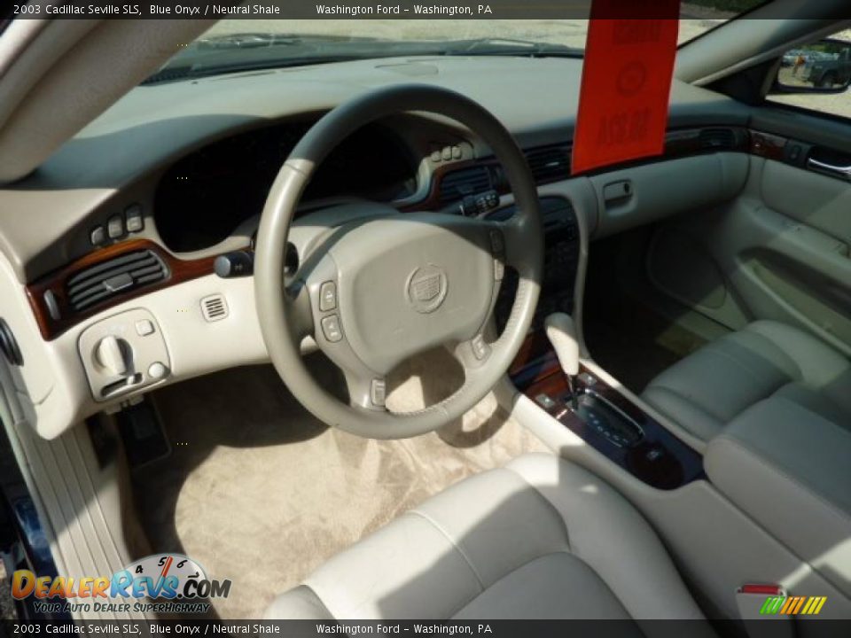 2003 Cadillac Seville SLS Blue Onyx / Neutral Shale Photo #11