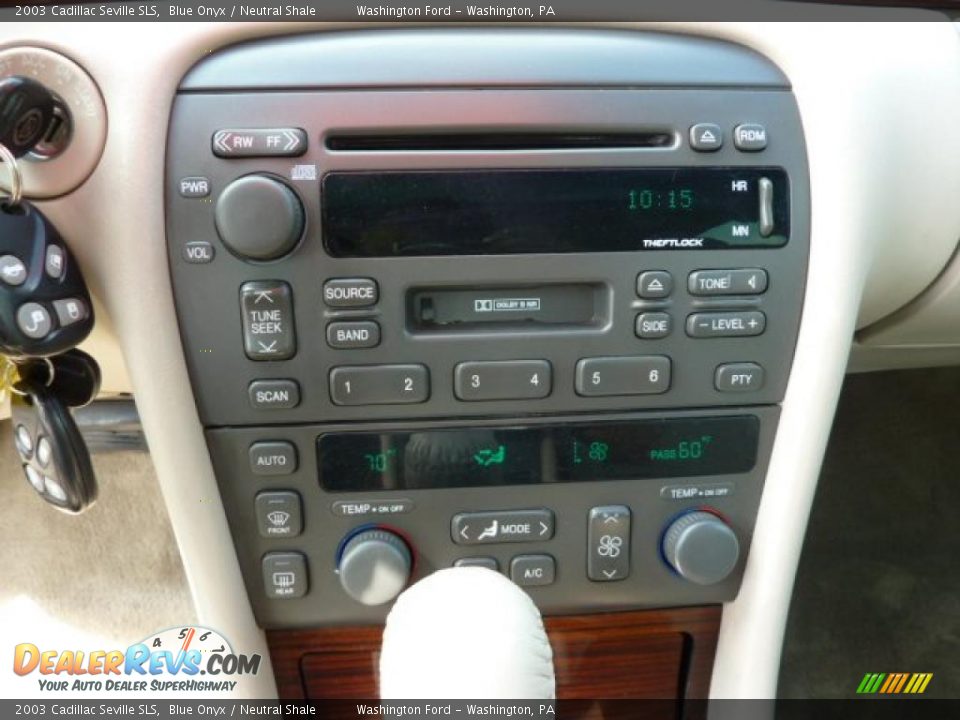 2003 Cadillac Seville SLS Blue Onyx / Neutral Shale Photo #18