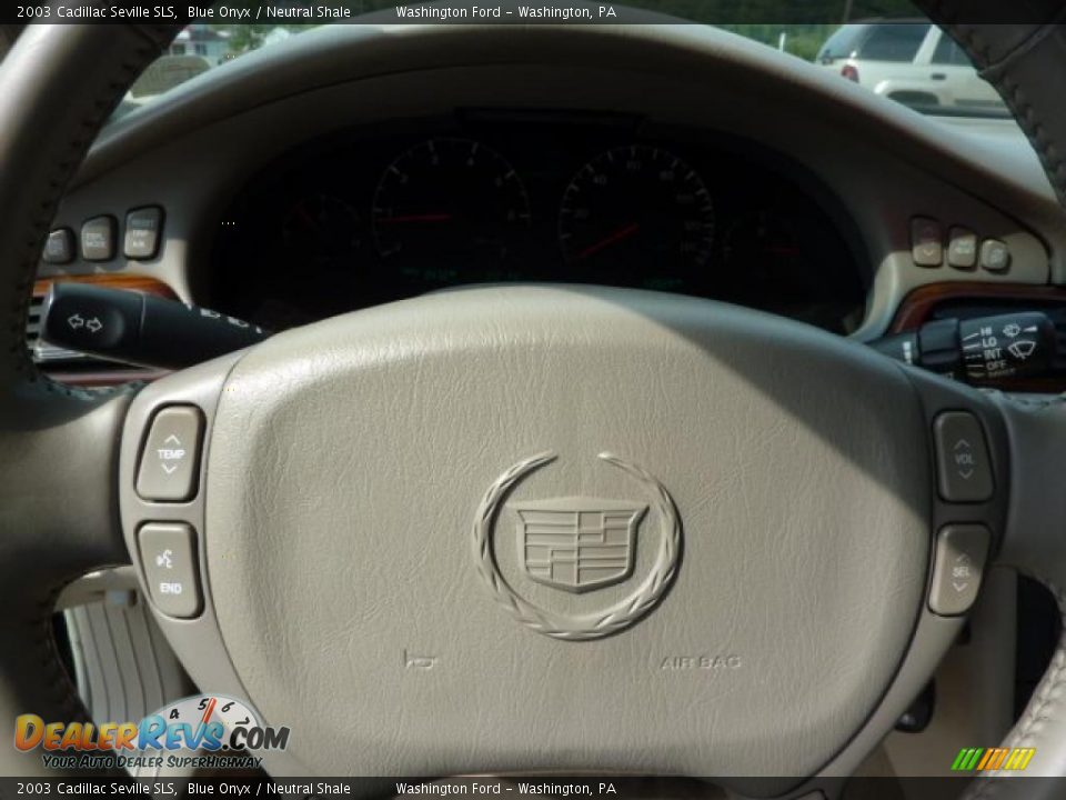 2003 Cadillac Seville SLS Blue Onyx / Neutral Shale Photo #19