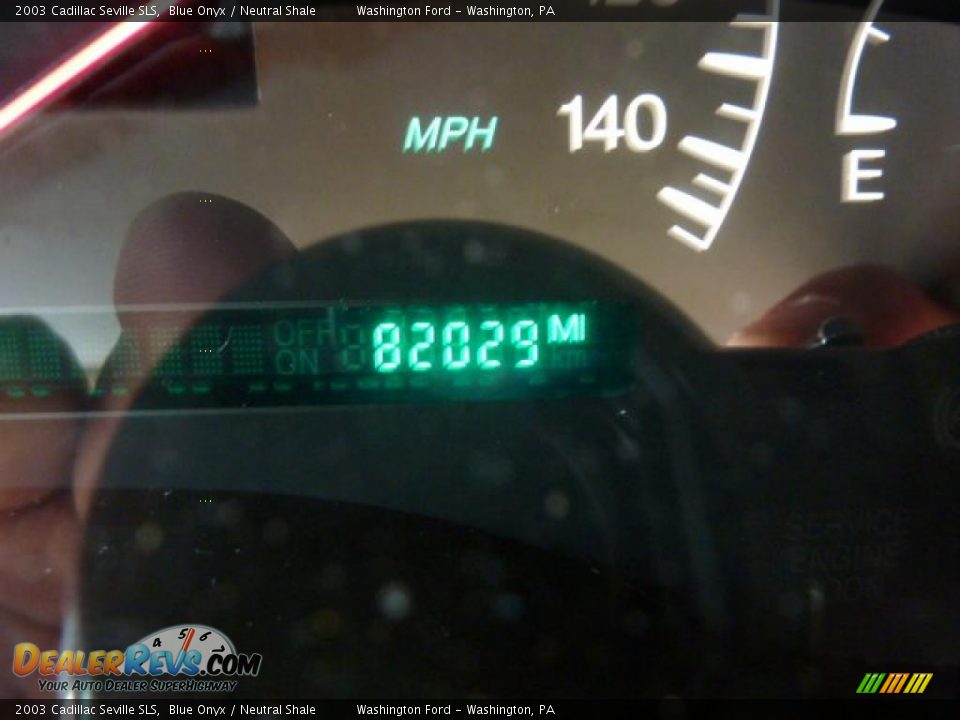 2003 Cadillac Seville SLS Blue Onyx / Neutral Shale Photo #20