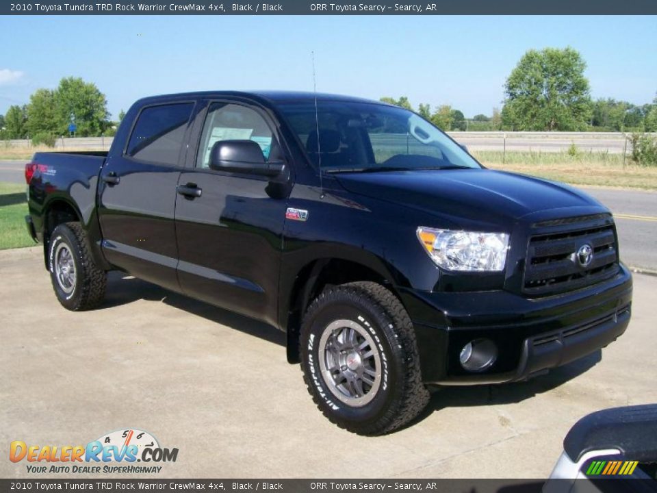 2010 Toyota Tundra TRD Rock Warrior CrewMax 4x4 Black / Black Photo #1