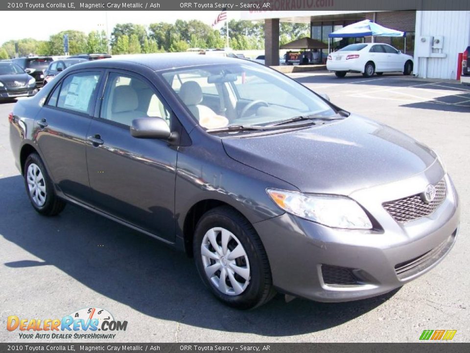 2010 Toyota Corolla LE Magnetic Gray Metallic / Ash Photo #1
