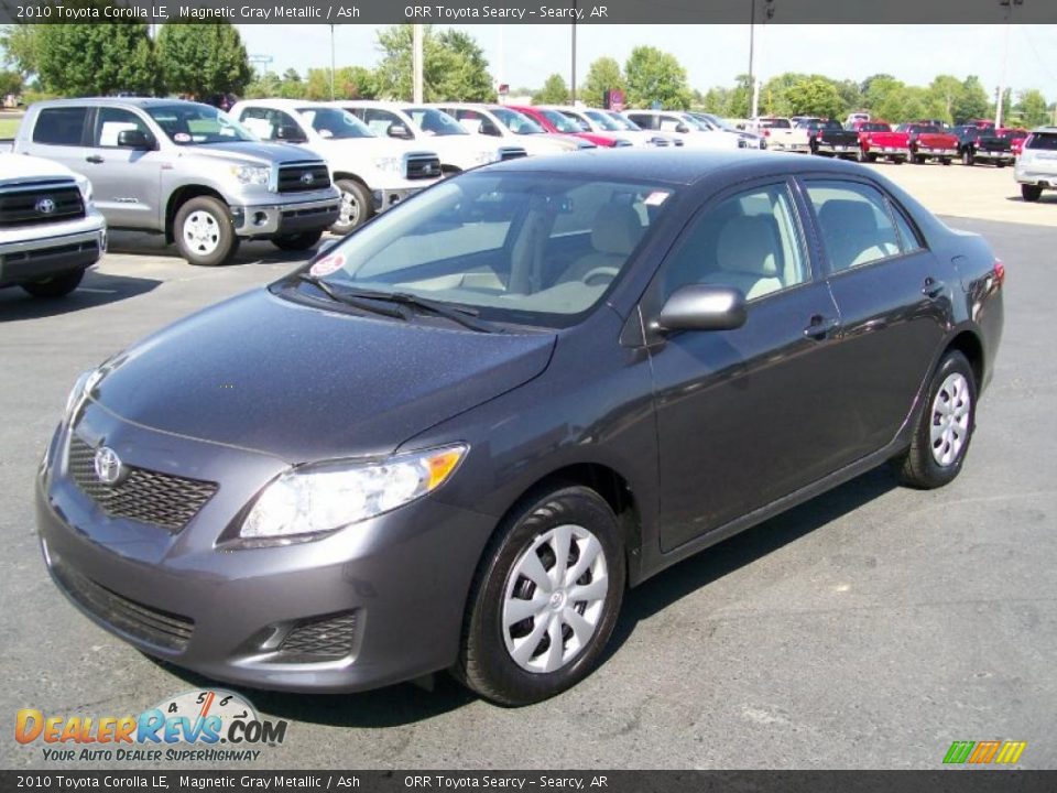 2010 Toyota Corolla LE Magnetic Gray Metallic / Ash Photo #2