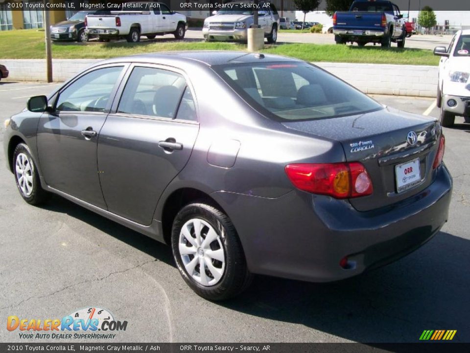 2010 Toyota Corolla LE Magnetic Gray Metallic / Ash Photo #3