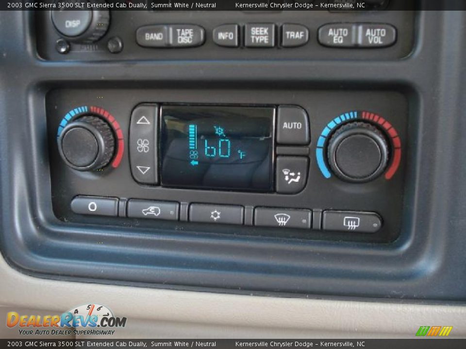 2003 GMC Sierra 3500 SLT Extended Cab Dually Summit White / Neutral Photo #22