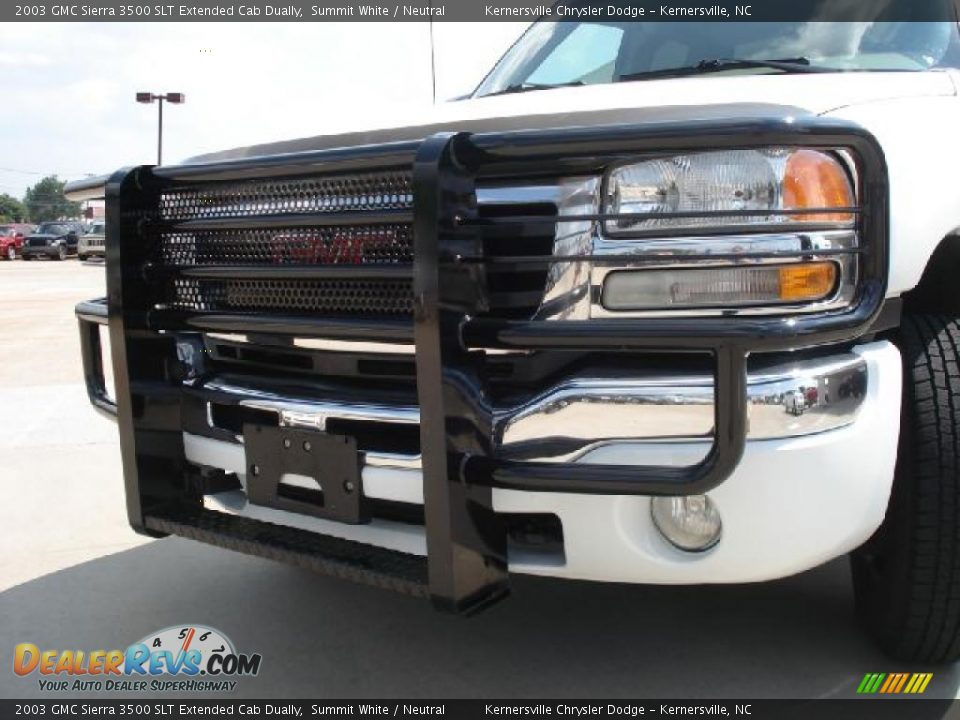 2003 GMC Sierra 3500 SLT Extended Cab Dually Summit White / Neutral Photo #31