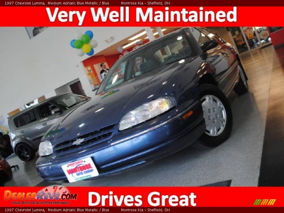 1997 Chevrolet Lumina Medium Adriatic Blue Metallic / Blue Photo #1