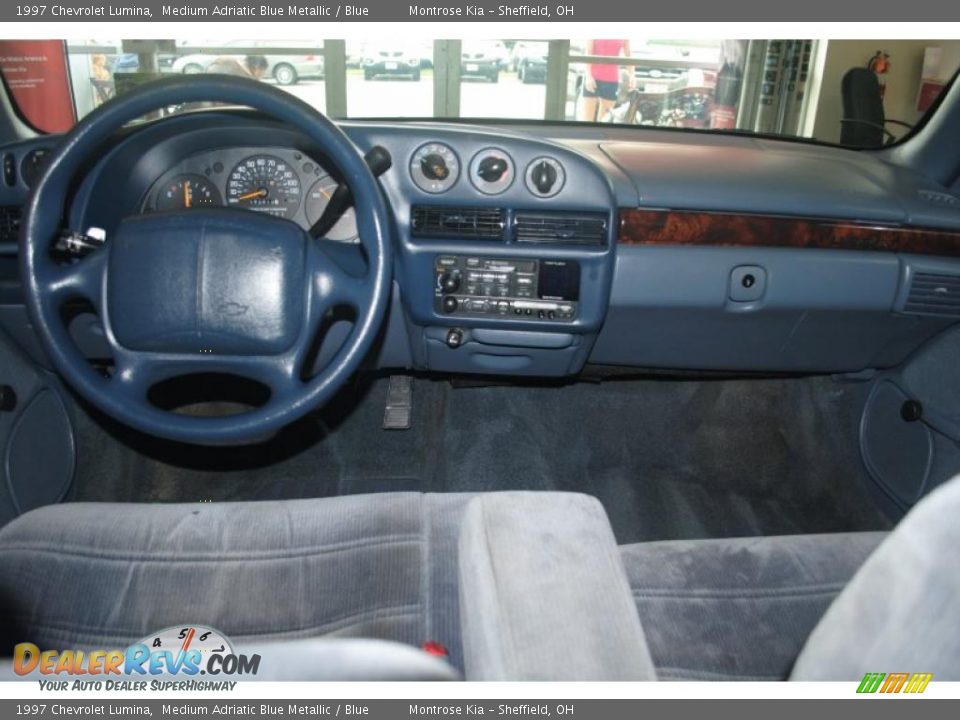 1997 Chevrolet Lumina Medium Adriatic Blue Metallic / Blue Photo #12