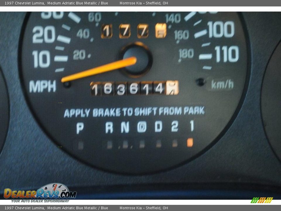 1997 Chevrolet Lumina Medium Adriatic Blue Metallic / Blue Photo #32