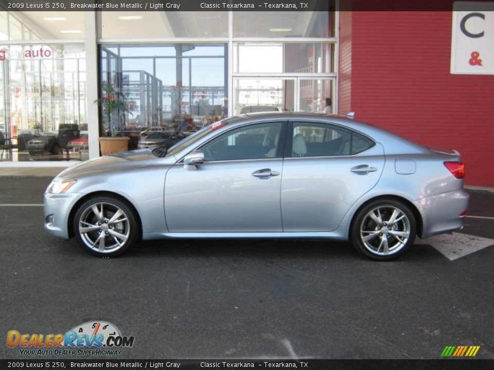 2009 Lexus IS 250 Breakwater Blue Metallic / Light Gray Photo #3