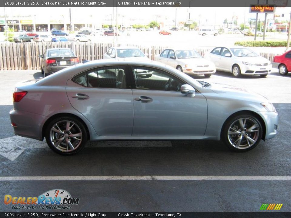 2009 Lexus IS 250 Breakwater Blue Metallic / Light Gray Photo #7