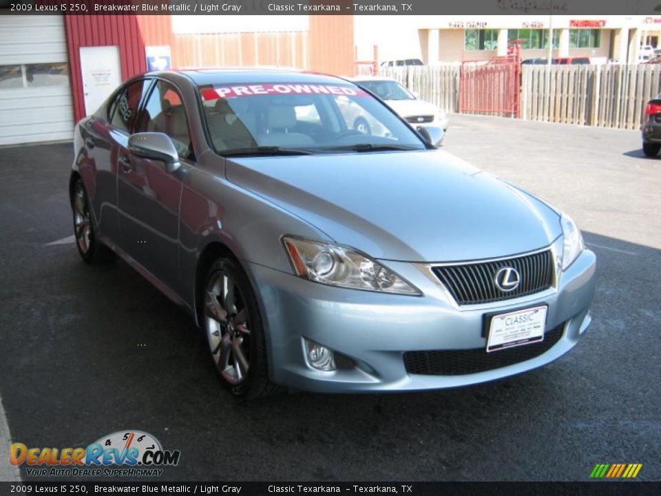 2009 Lexus IS 250 Breakwater Blue Metallic / Light Gray Photo #8