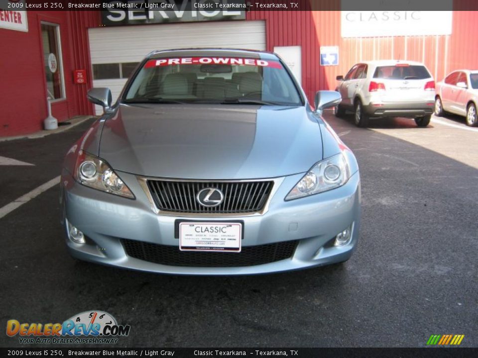2009 Lexus IS 250 Breakwater Blue Metallic / Light Gray Photo #9