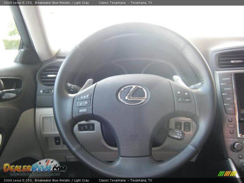 2009 Lexus IS 250 Breakwater Blue Metallic / Light Gray Photo #11