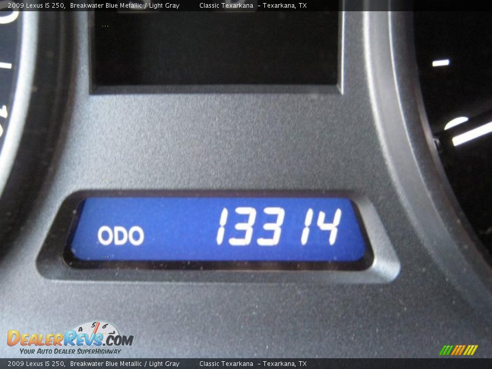 2009 Lexus IS 250 Breakwater Blue Metallic / Light Gray Photo #14