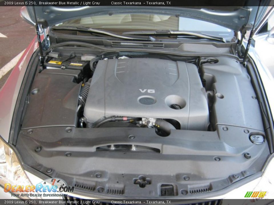2009 Lexus IS 250 Breakwater Blue Metallic / Light Gray Photo #24