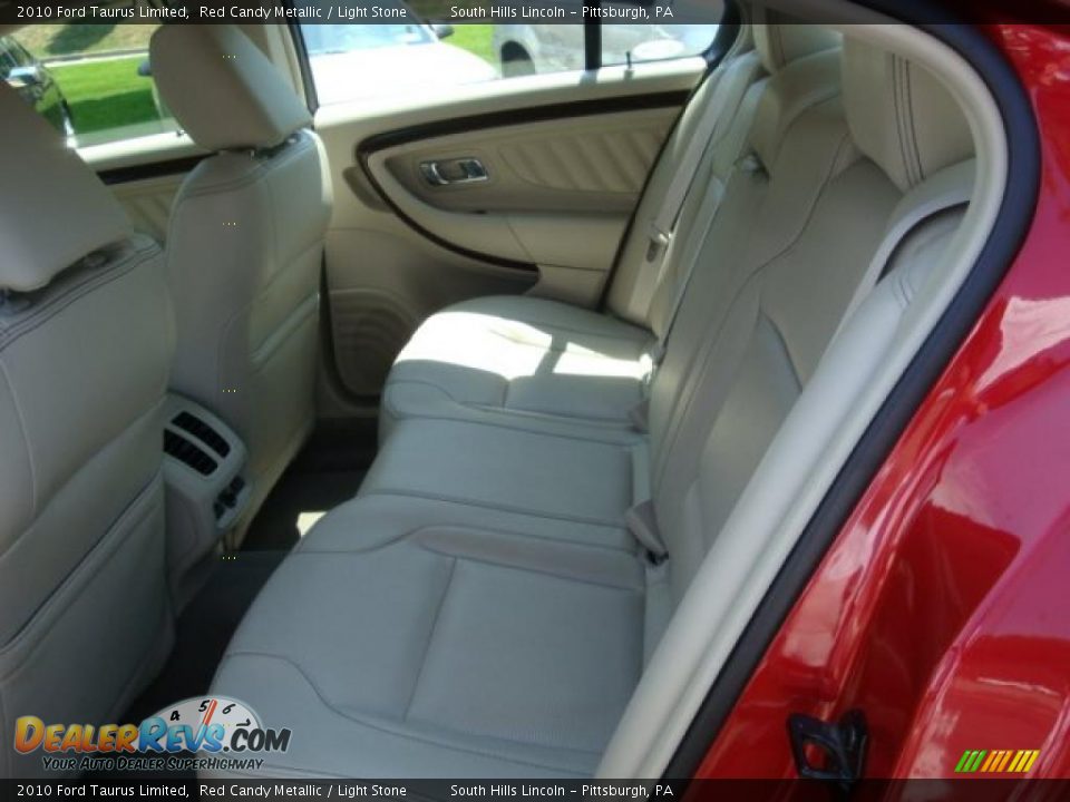 2010 Ford Taurus Limited Red Candy Metallic / Light Stone Photo #9
