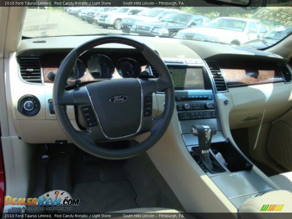 2010 Ford Taurus Limited Red Candy Metallic / Light Stone Photo #10