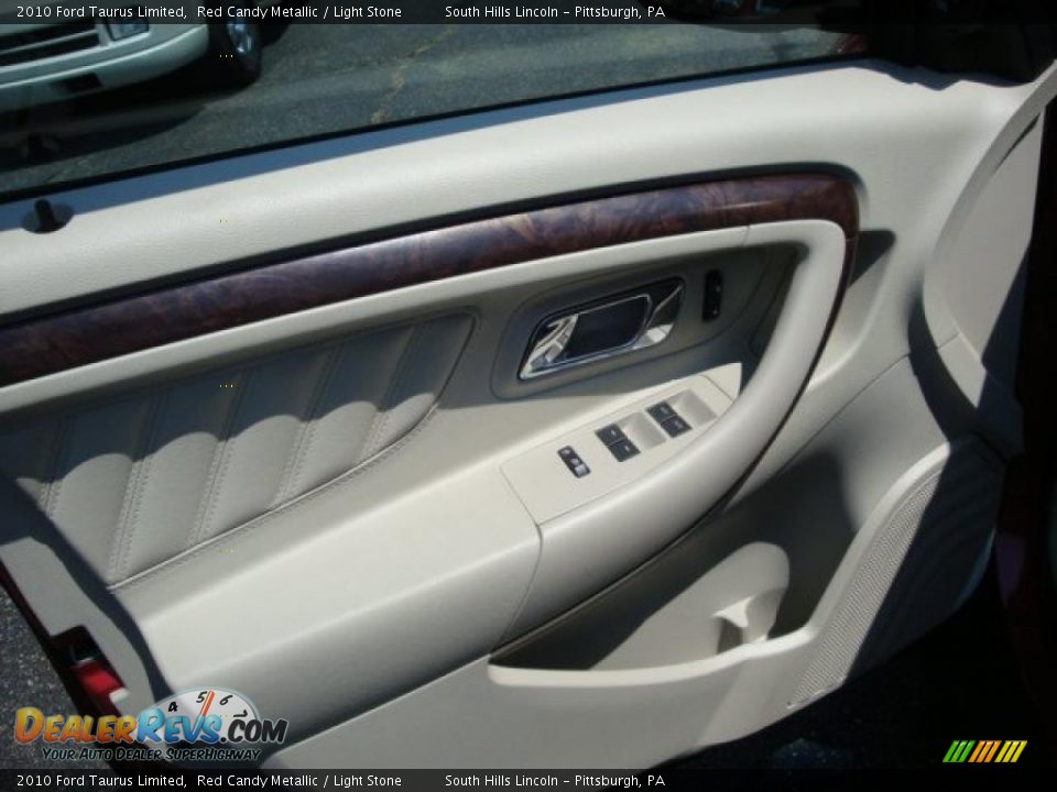 2010 Ford Taurus Limited Red Candy Metallic / Light Stone Photo #11