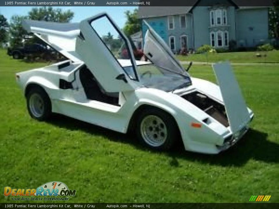 1985 Pontiac Fiero Lamborghini Kit Car White / Gray Photo #3