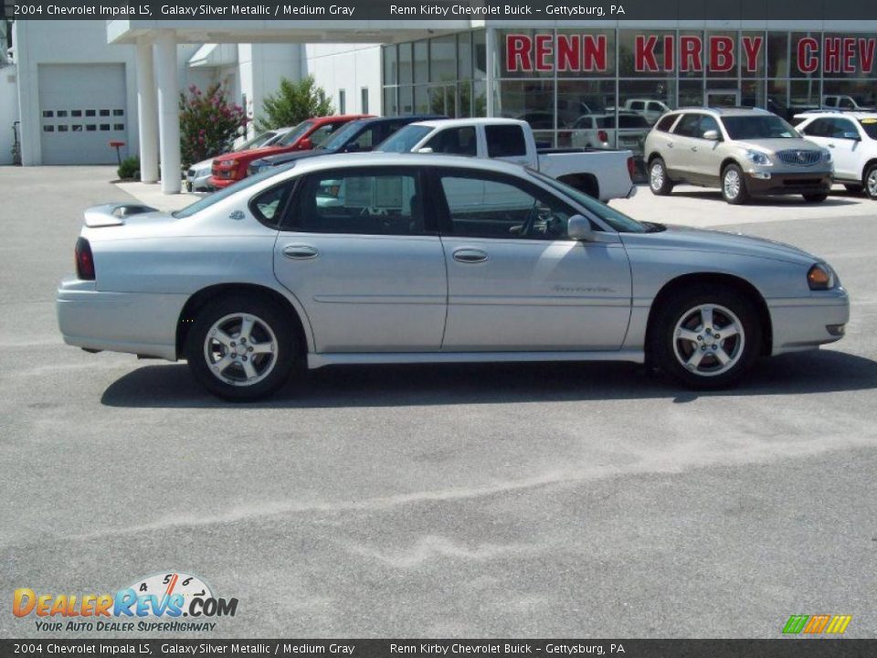 2004 Chevrolet Impala LS Galaxy Silver Metallic / Medium Gray Photo #3