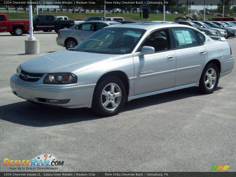 2004 Chevrolet Impala LS Galaxy Silver Metallic / Medium Gray Photo #11
