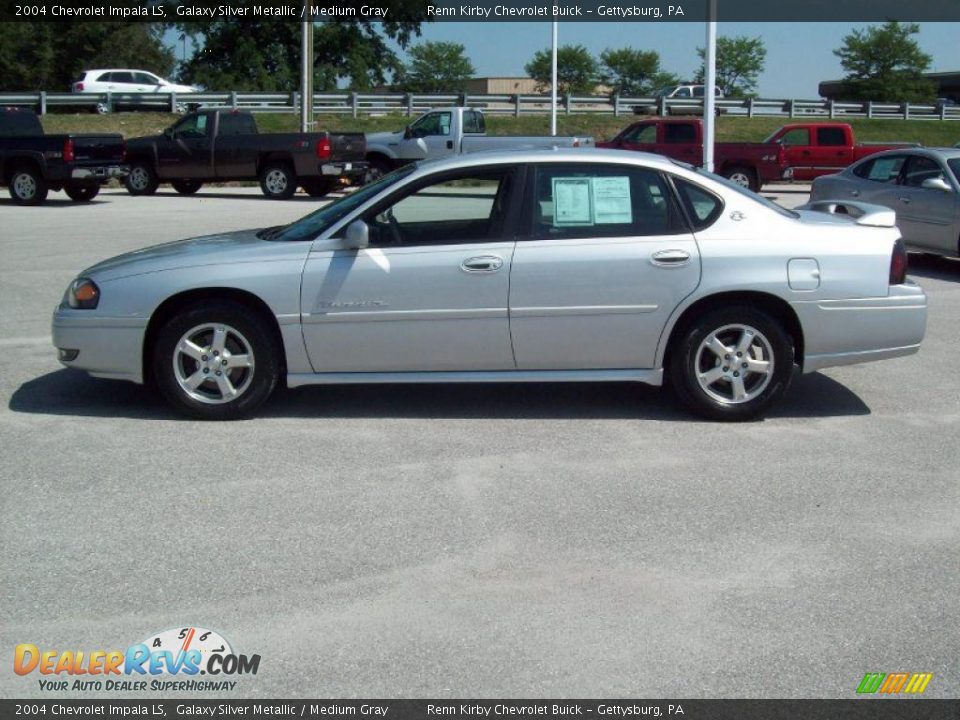 2004 Chevrolet Impala LS Galaxy Silver Metallic / Medium Gray Photo #13