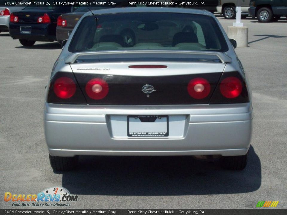 2004 Chevrolet Impala LS Galaxy Silver Metallic / Medium Gray Photo #14