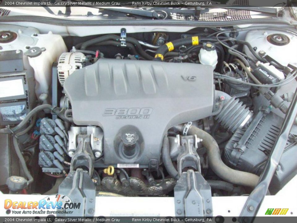 2004 Chevrolet Impala LS Galaxy Silver Metallic / Medium Gray Photo #16