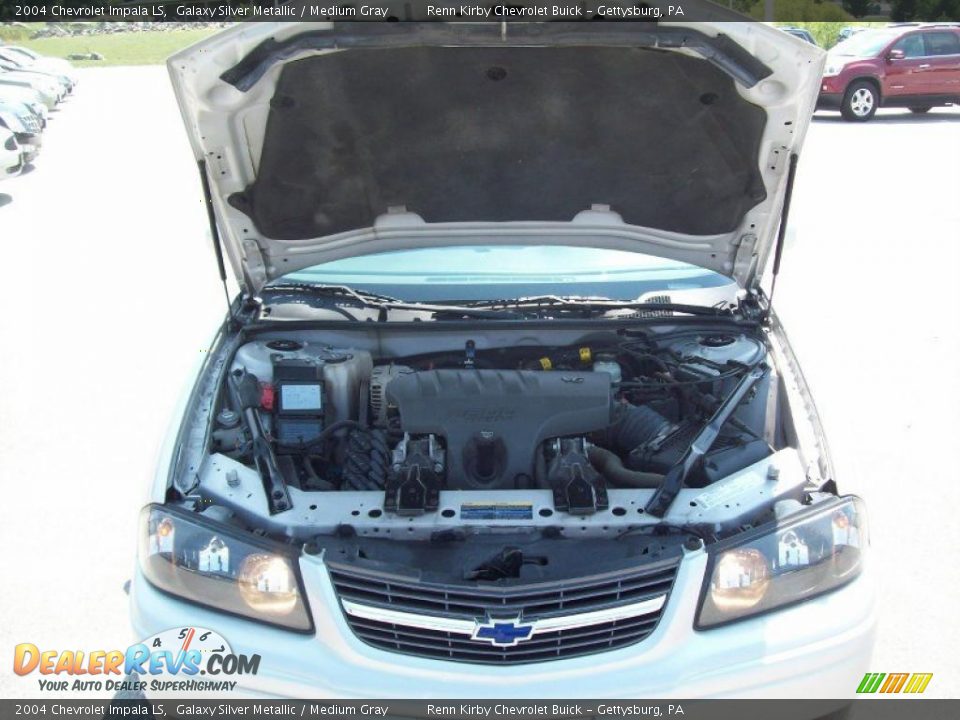 2004 Chevrolet Impala LS Galaxy Silver Metallic / Medium Gray Photo #17