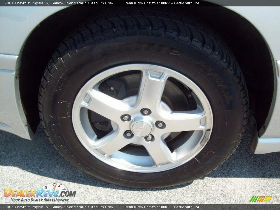 2004 Chevrolet Impala LS Galaxy Silver Metallic / Medium Gray Photo #19