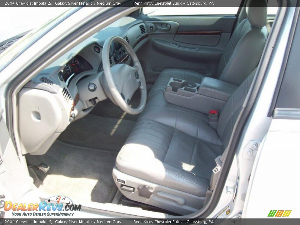 2004 Chevrolet Impala LS Galaxy Silver Metallic / Medium Gray Photo #20