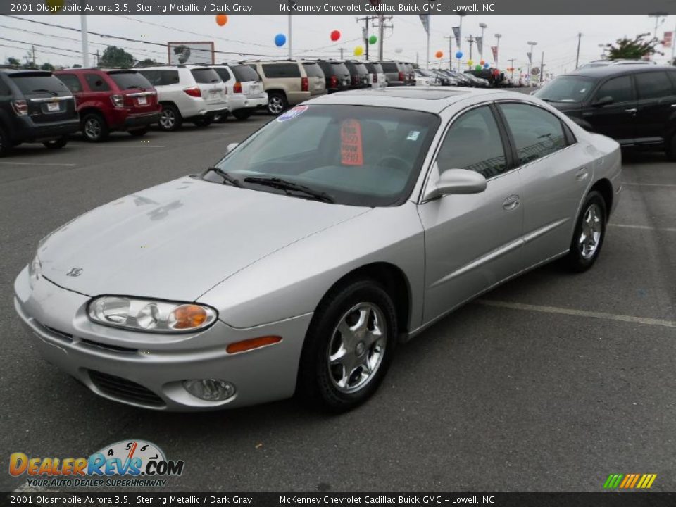 2001 Oldsmobile Aurora 3.5 Sterling Metallic / Dark Gray Photo #1