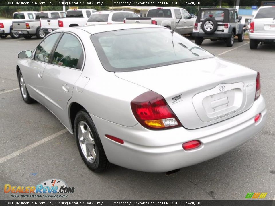 2001 Oldsmobile Aurora 3.5 Sterling Metallic / Dark Gray Photo #2