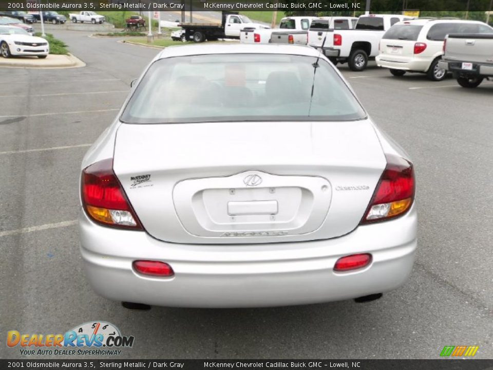 2001 Oldsmobile Aurora 3.5 Sterling Metallic / Dark Gray Photo #3