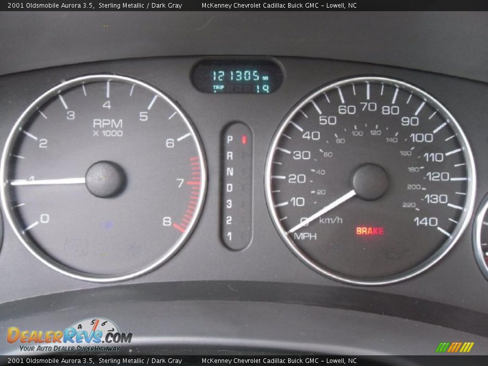 2001 Oldsmobile Aurora 3.5 Sterling Metallic / Dark Gray Photo #13