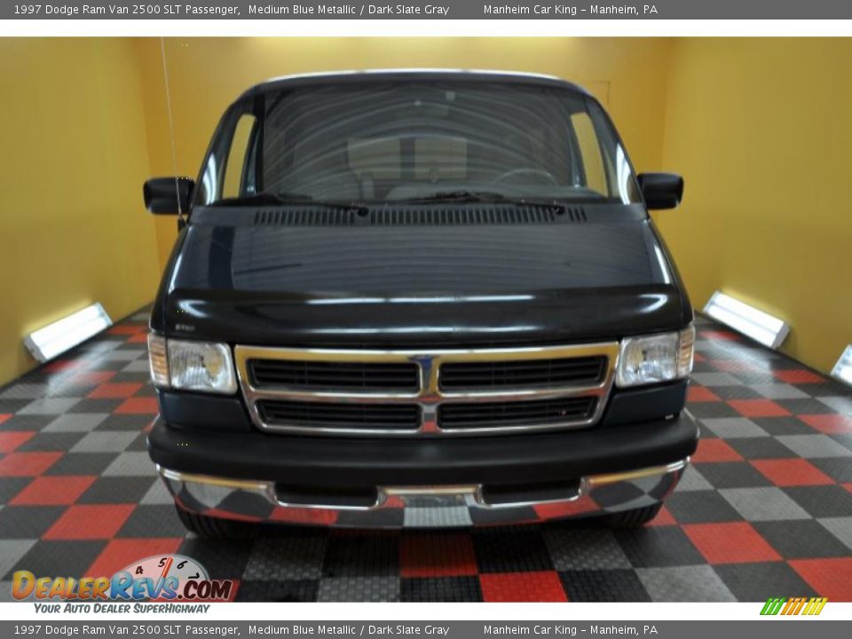 1997 Dodge Ram Van 2500 SLT Passenger Medium Blue Metallic / Dark Slate Gray Photo #2