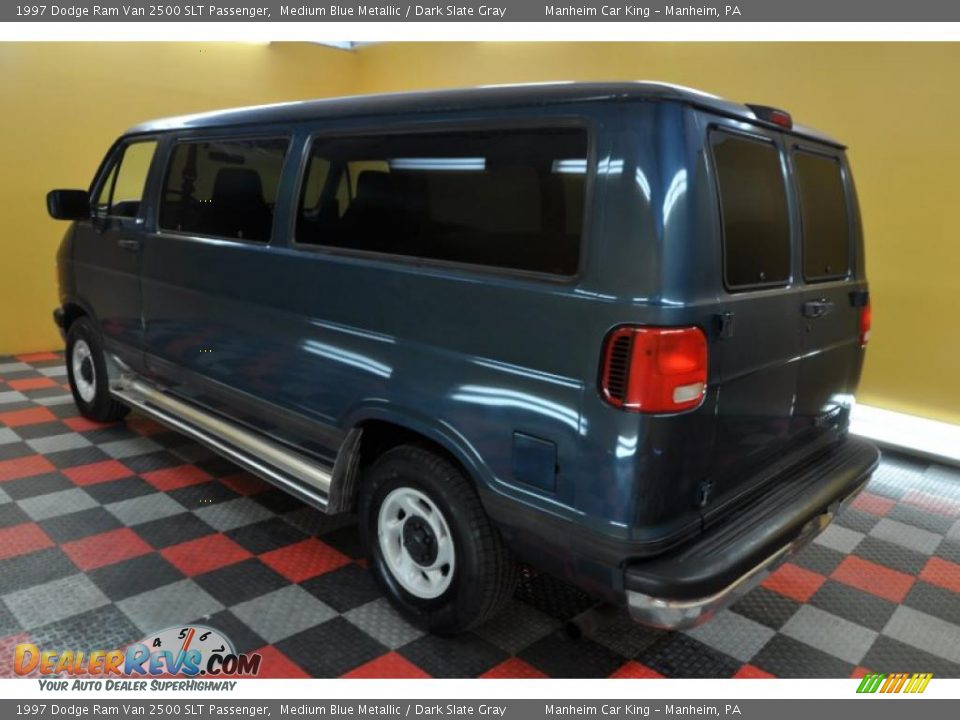 1997 Dodge Ram Van 2500 SLT Passenger Medium Blue Metallic / Dark Slate Gray Photo #4