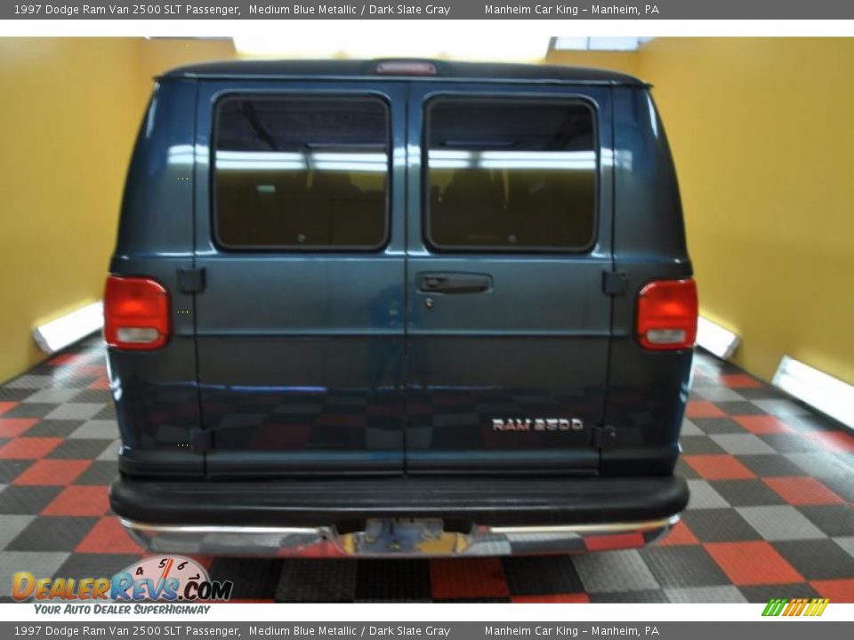 1997 Dodge Ram Van 2500 SLT Passenger Medium Blue Metallic / Dark Slate Gray Photo #5