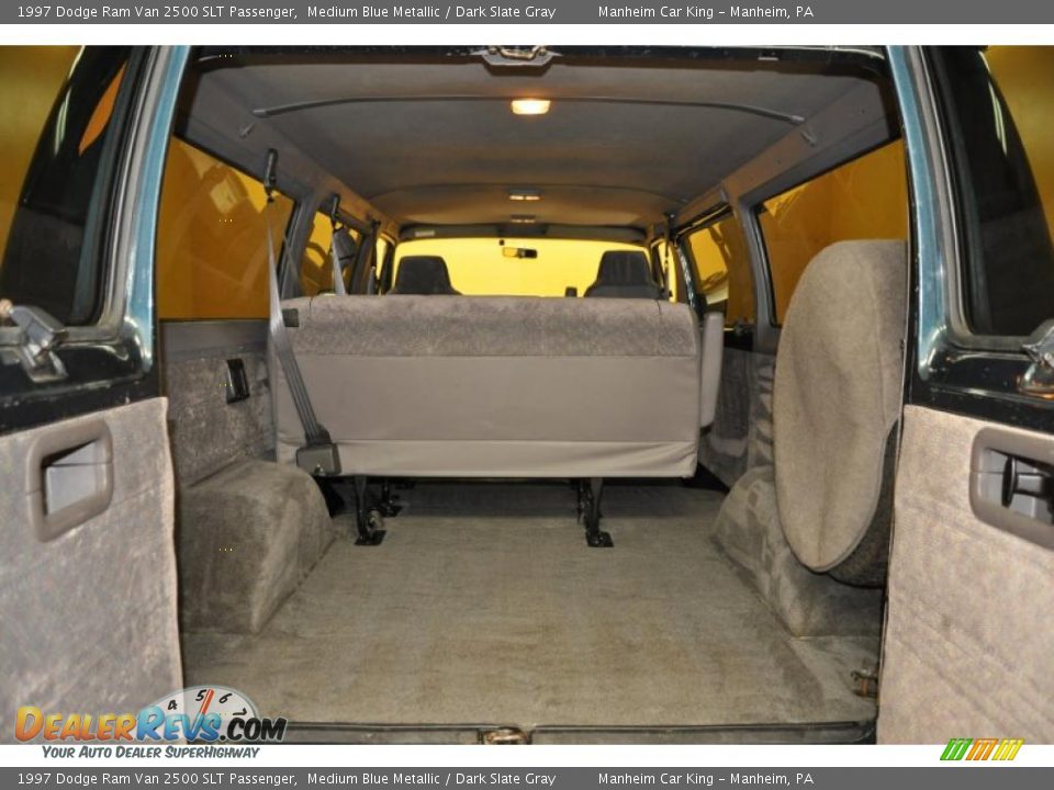 1997 Dodge Ram Van 2500 SLT Passenger Medium Blue Metallic / Dark Slate Gray Photo #14