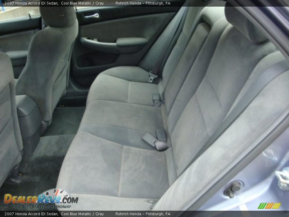 2007 Honda Accord EX Sedan Cool Blue Metallic / Gray Photo #13