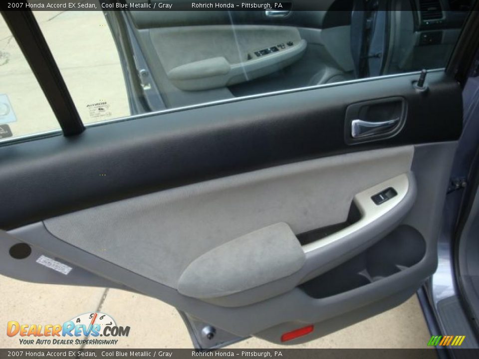 2007 Honda Accord EX Sedan Cool Blue Metallic / Gray Photo #15