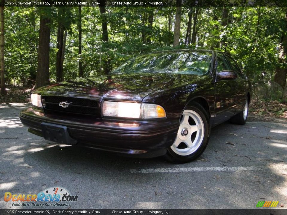 1996 Chevrolet Impala SS Dark Cherry Metallic / Gray Photo #1