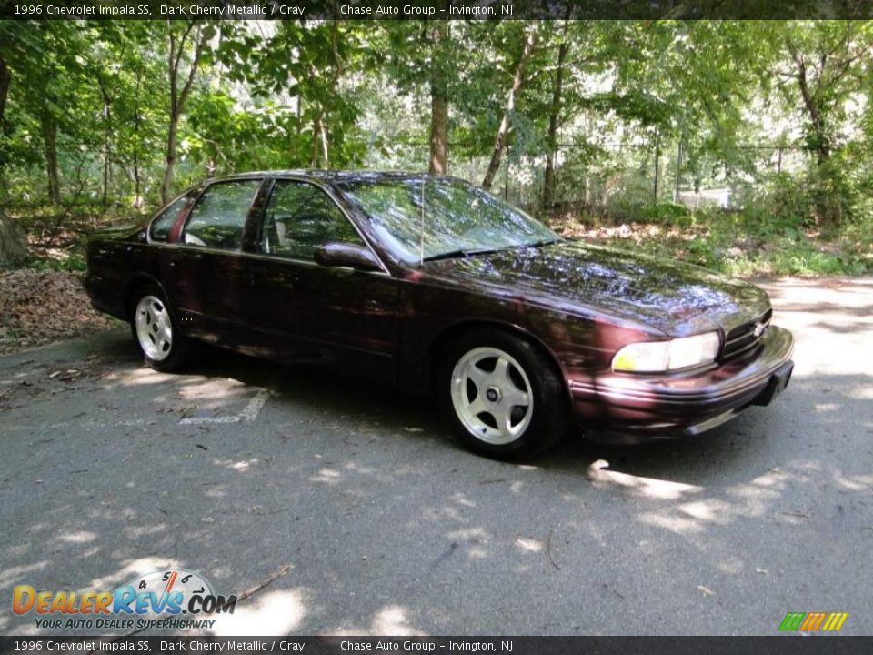 1996 Chevrolet Impala SS Dark Cherry Metallic / Gray Photo #5