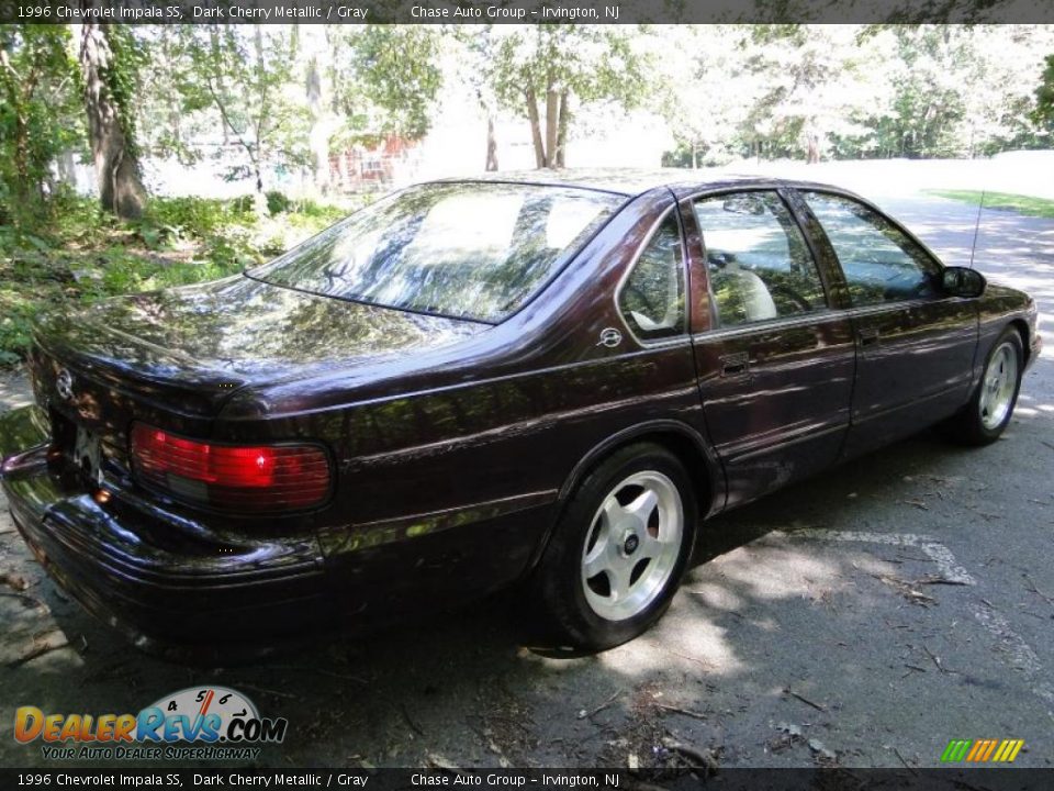 1996 Chevrolet Impala SS Dark Cherry Metallic / Gray Photo #6