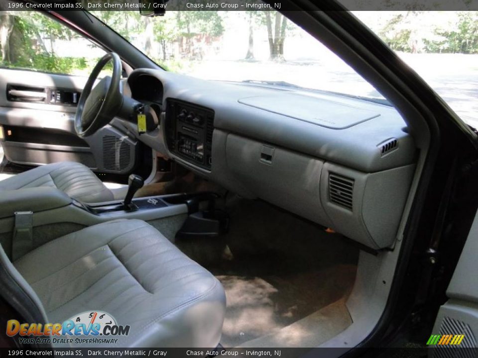1996 Chevrolet Impala SS Dark Cherry Metallic / Gray Photo #20
