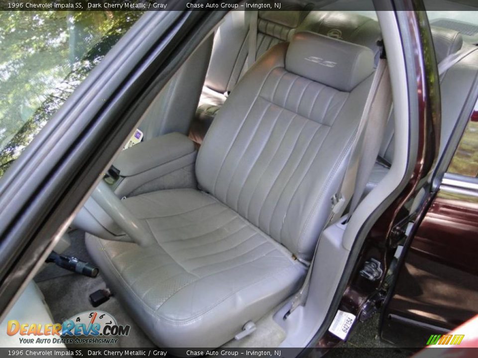 1996 Chevrolet Impala SS Dark Cherry Metallic / Gray Photo #24